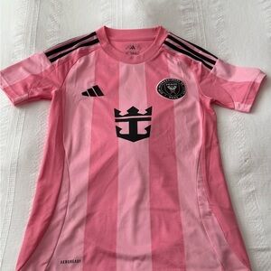 Pink Kids Soccer Jersey